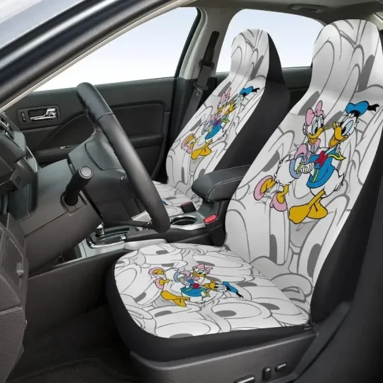 Donald And Daisy Duck Cute Couple Better Together Ducks Car Seat Covers