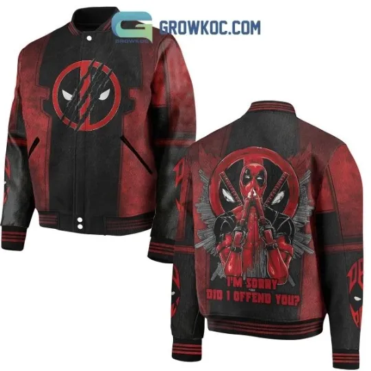 Deadpool Marvel Did I Offend You Baseball Jacket