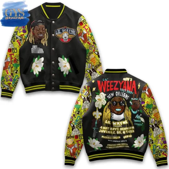 Lil Wayne Weezyana Fest Baseball Jacket