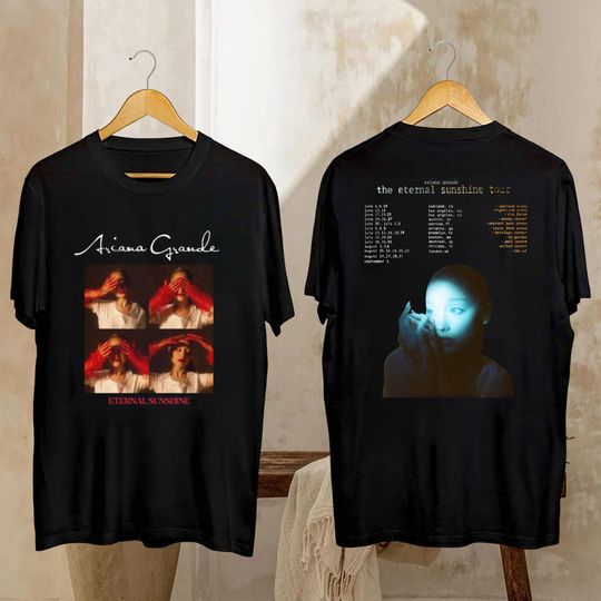 Discover Ariana The Eternal Sunshine Shirt, Ariana Tour 2026 Shirt, Ariana Fan Gift, Ariana Merch, Ariana Graphic Shirt