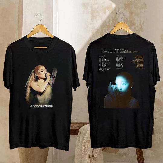 Ariana Tour 2026 Shirt, Ariana The Eternal Sunshine Shirt, Ariana Fan Gift, Ariana Merch, Ariana Graphic Shirt