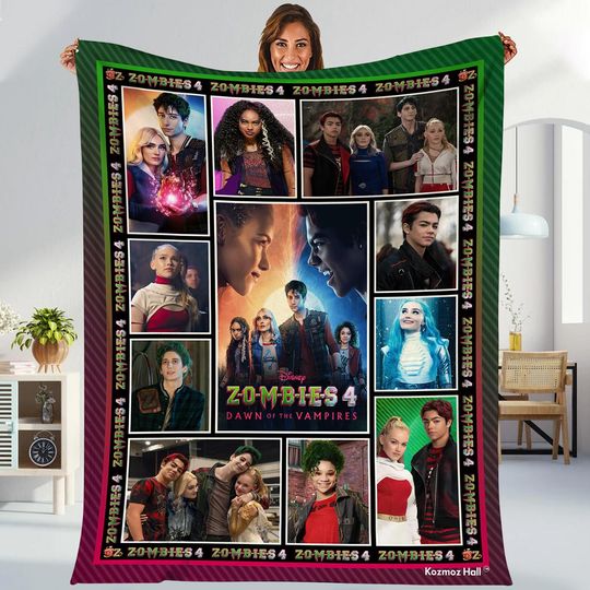 Discover Disneyland Zombies 4 Dawn Of The Vampires Blanket, The Rise Of Red Characters, Descendants Zombies World Collide Tour, Disneyland Channel