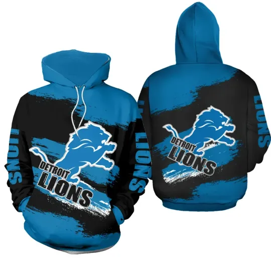 Discover Detroit Football 3D Hoodie, unisex adults S-5XL , Detroit Football Fan Gifts
