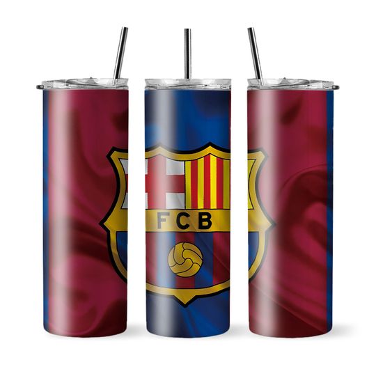 FC Barcelona tumbler | Sublimation Designs 20 OZ Tumbler, Soccer, Football