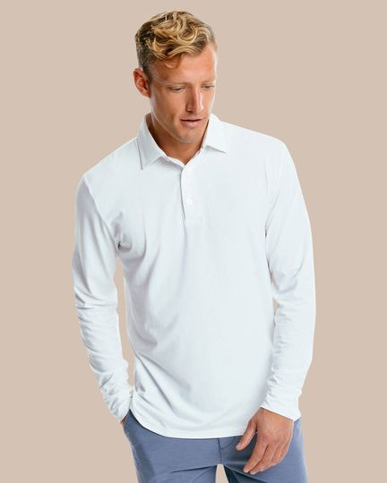 Explore Men's Long Sleeve Polo Shirts