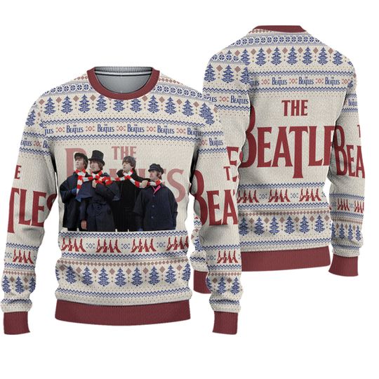 The Beatles Limited Edition Christmas Ugly Sweater