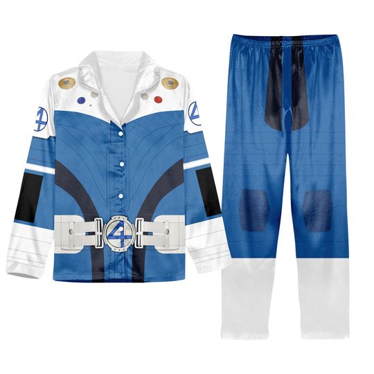 The Fantastic Four Pajamas Set, Disney Invisible Woman Long Sleeve Pajamas