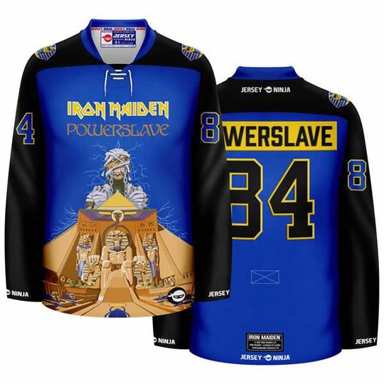Discover Iron Maiden Powerslave Sub Hockey Jersey
