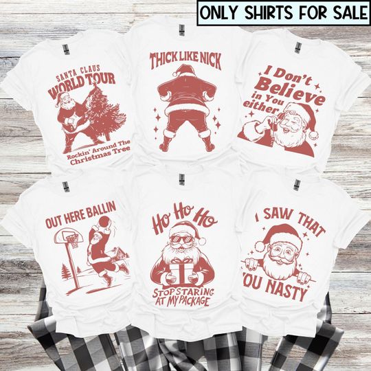 Discover Funny Snarky Family Santa Christmas Pajamas Family Christmas PJs Christmas Funny Matching Family Christmas Pajamas Family Christmas