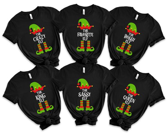 Discover Custom The Elf Shirt, Custom Elf Shirt, Christmas Family Matching, Funny Christmas Shirt, Christmas Elf Shirts,Christmas Family Matching Tee