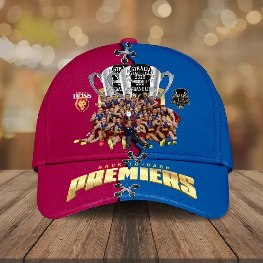 Discover Brisbane Lions Premiers 2025 Classic Cap