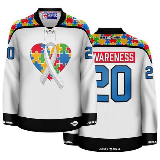 Discover Autism Awareness Charity Hockey Jersey
