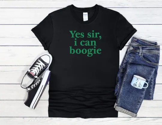 Discover Yes Sir I Can Boogie T-Shirt Retro Men Women Unisex Shirt Hoodie Baseball 4163
