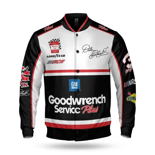 Discover Nas.car Dale Earnhardt Sr Goodwrench Racing Inspired Bomber Jacket for Men Women