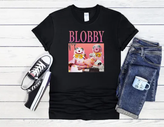 Discover Mr Blobby Collection Unisex T-Shirt Baseball Tee