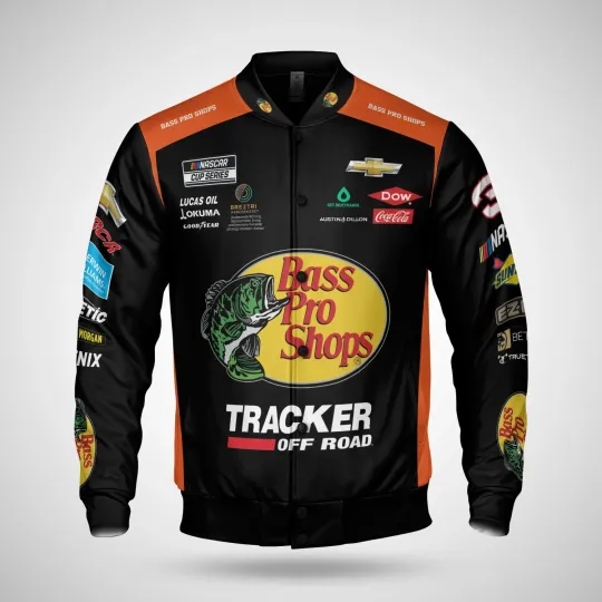 Austin Dillon Bass Pro Shops NAS.CAR Driver Racing Bomber Jacket for Men & Women