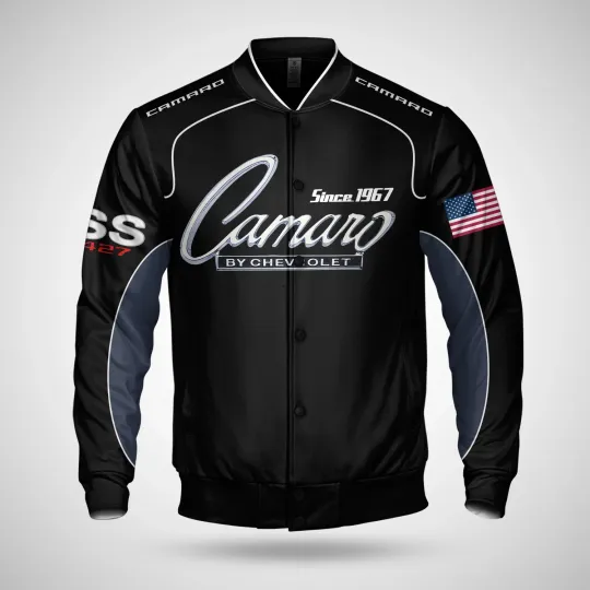 Discover Camaro Racing NAS.CAR Driver Inspried Bomber Jacket for Men & Women