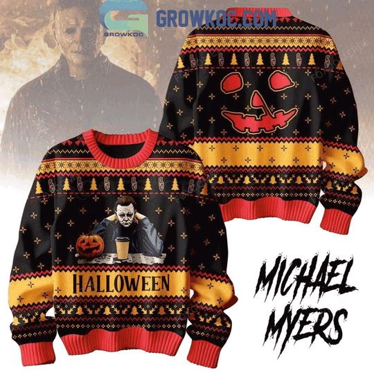 Halloween Michael Myers Horror Movie Christmas Ugly Sweater