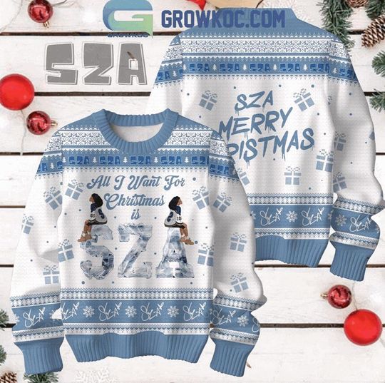 Discover SZA All I Want For Christmas 2024 SZA Merry Pistmas Ugly Sweater