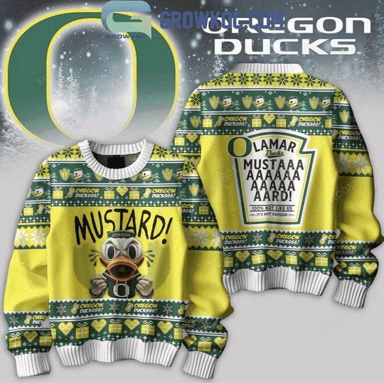 Discover Oreg ducks Mustard Kendrick Lamar Christmas Ugly Sweater
