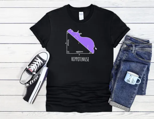 Discover Hippotenuse Adjacent Opposite Math Men Women Unisex T Shirt Hoodie Baseball 3843