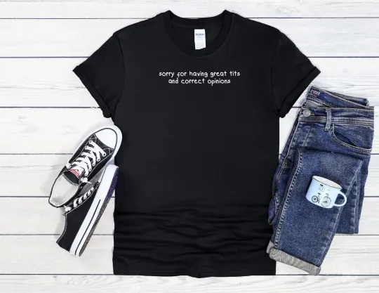 Discover Sorry for Having Great T*ts Unisex T-Shirt Baseball Tee Men Women