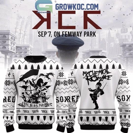 Boston Red Sox Long Live The Black Parade My Chemical Romance Christmas Sweater