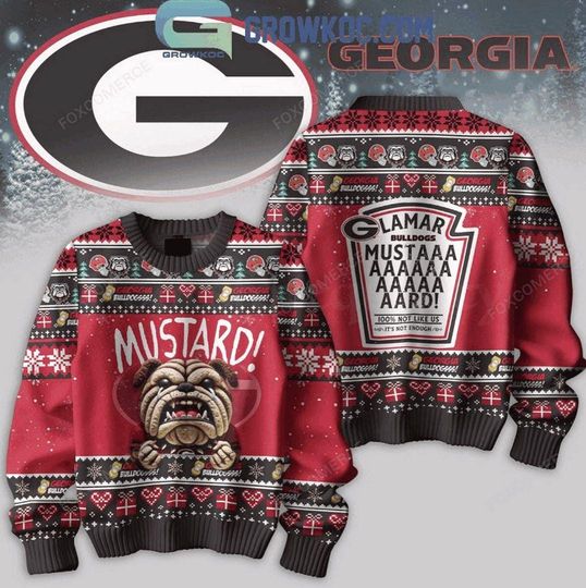 Discover GA bulldogs Mustard Kendrick Lamar Christmas Sweater