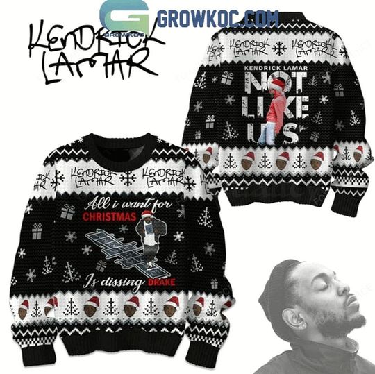 Kendrick Lamar Not Like Us Christmas Ugly Sweater