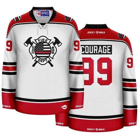 Discover Firefighter - Thin Red LIne Hockey Jersey