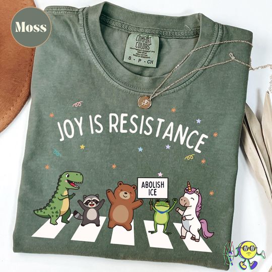 Discover Portland Frog shirt: Joy is Resistance, Costume Protestors, Abolish ICE Peaceful Protest Shirt