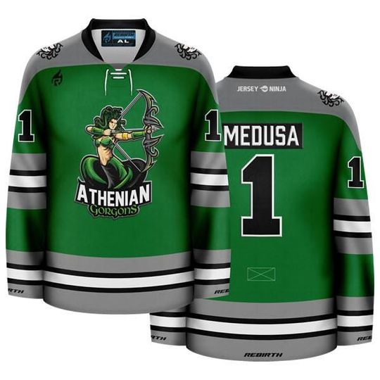 Discover Athenian Gorgons (Medusa) Mythical Hockey Jersey