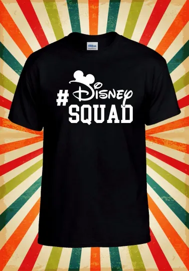 Discover Disney Squad T-Shirt Unisex Baseball Tee Men Women Casual Top