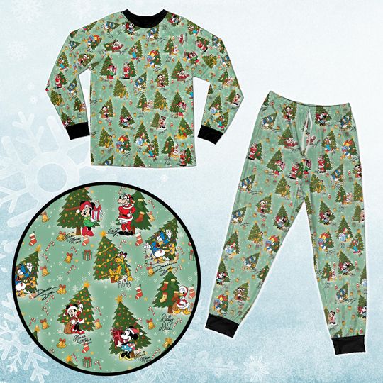 Discover Mic-key and Friends Christmas Pajamas Family Set, Matching Xmas Sleepwear, Family Matching Pjs, Mickey's Very Merry Christmas