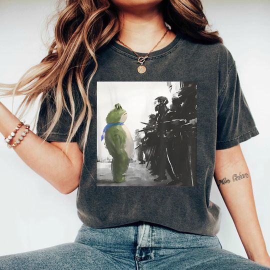 Portland Frog Protest Shirt, Anti ICE Shirt, Anti Fascism Shirt, Vintage Activist Shirt, Resistance Tee, Fuck ICE Shirt, No Kings Day