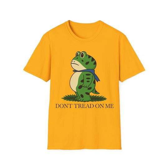 Portland Frog Shirt: Don't Tread On Me - Funny Protest Tee
