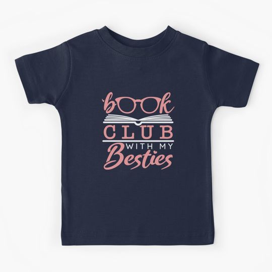 Discover Book Club with My Besties Kids T-Shirt