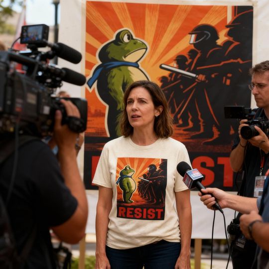 Discover Portland Frog Protest Resist T-Shirt, Resist Tees, Protest Shirts. Protest Frog