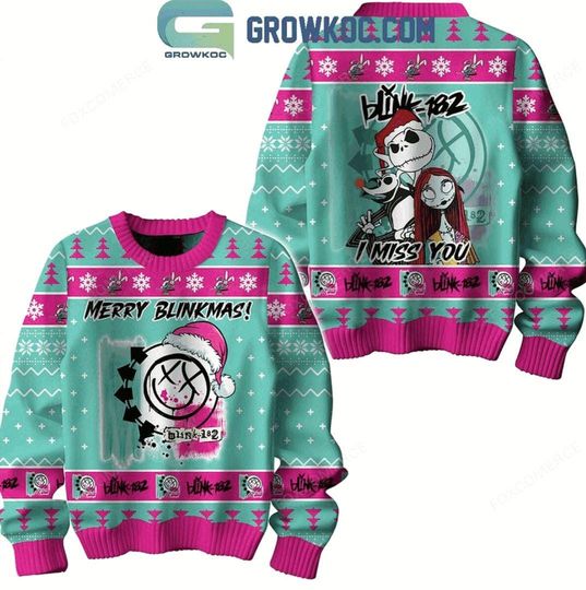 B182 The Nightmare Before Christmas I Miss You 2025 Ugly Sweater