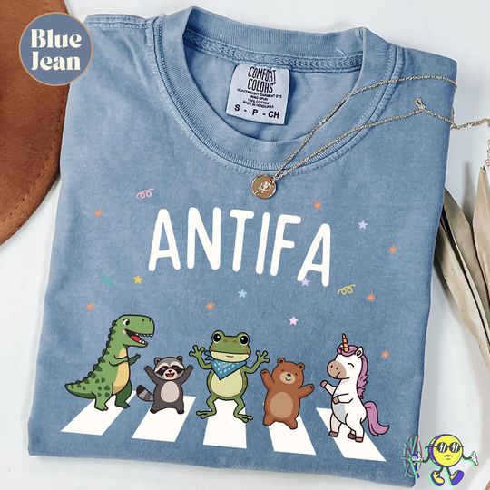 Discover ANTIFA: Inflatable Costume Portland Frog shirt, Abolish ICE Anti Fascism Protest Tee