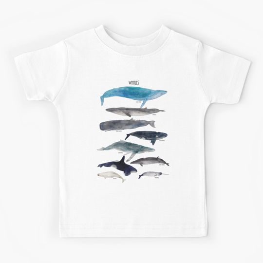 Discover whales Kids T-Shirt