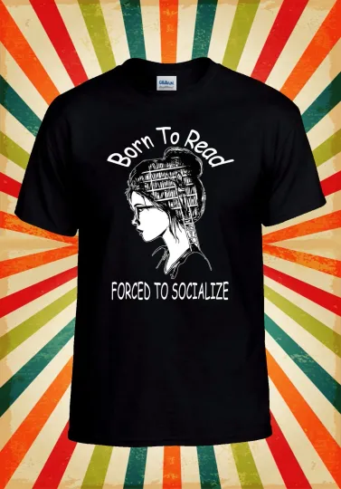 Discover Born To Read Unisex Baseball T-Shirt for Men and Women