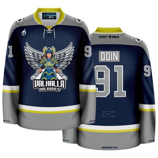 Discover Valhalla Valkyries Mythical Hockey Jersey