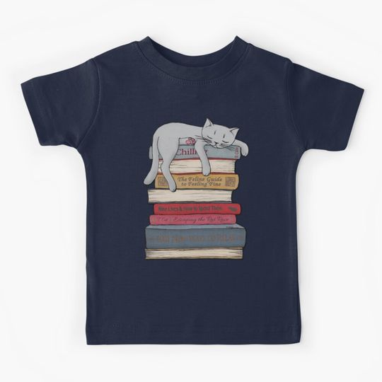 Discover How to Chill Like a Cat Kids T-Shirt