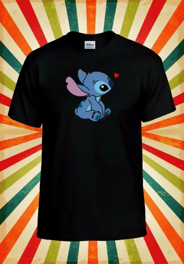 Discover Heart Disney Lilo and Stitch Ohana Men Women Vest Tank Top Unisex T Shirt 2275