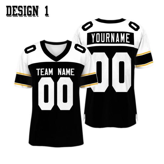 Discover Customized Pittsburgh Football Team Raglan Football Jersey, Custom Team Name And Number Football Uniform Jersey, Gameday Jersey 31725DN27