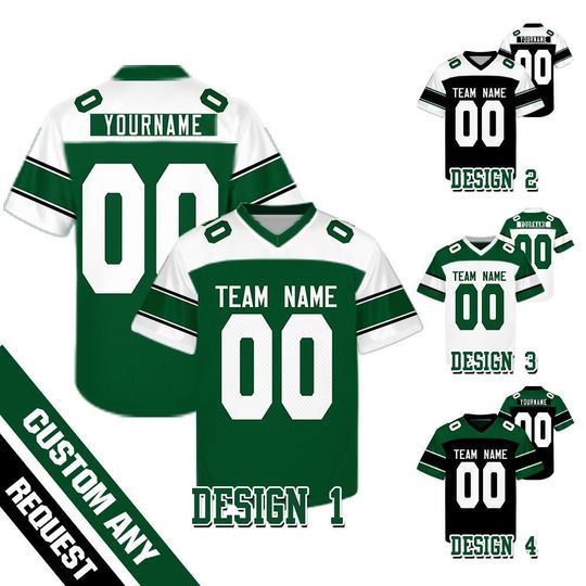 Discover Custom New York Football Team Raglan Football Jersey, Custom Team Name And Number Jet Football Uniform Jersey, Gameday Jersey 31725DN25