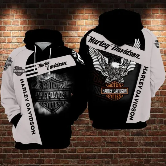 Discover Personalized Harley Racing Davidson 3D Hoodie , Unisex Adults S-5XL