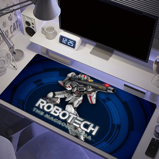 Robotech Rubber Chronicles Large Desk Mat Keyboard PC Non-slip