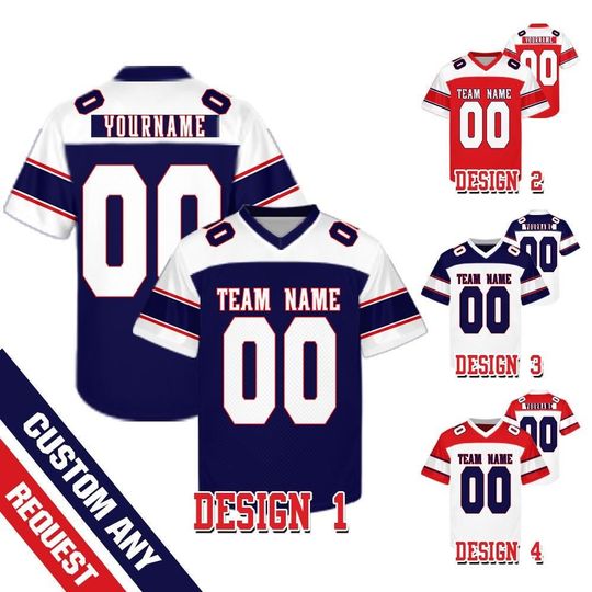 Discover Custom New England Football Team Raglan Football Jersey, Custom Team Name And Number Football Uniform Jersey, Gameday Jersey 31725DN22